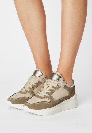 Adidasi Dama Anna Field Confort Piele Trainers Roz | 15973-EUZG