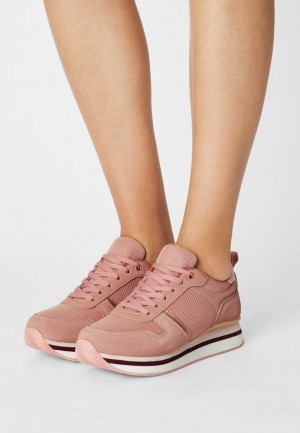 Adidasi Dama Anna Field Confort Piele Trainers Roz | 84360-CVQE