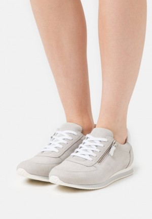 Adidasi Dama Anna Field Confort Piele Trainers Bej | 60271-CZKO