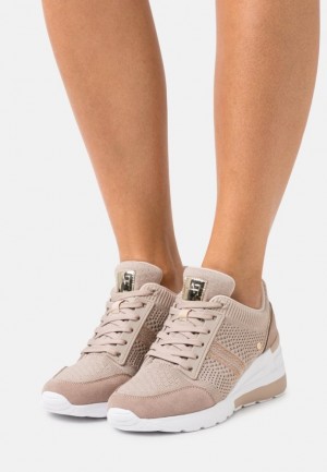 Adidasi Dama Anna Field Piele Mix Trainers Bej | 16450-QXPY