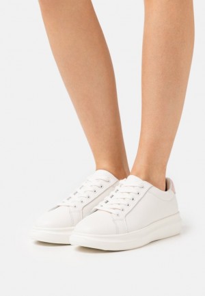Adidasi Dama Anna Field Piele Trainers Albi | 85206-ZACT