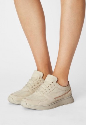 Adidasi Dama Anna Field Piele Trainers Bej | 52083-DYEG