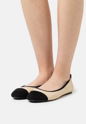 Balerini Dama Anna Field Ballet Pumps Bej | 60593-BVFX