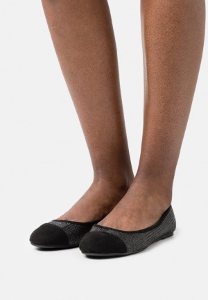 Balerini Dama Anna Field Ballet Pumps Negrii | 27196-EMDJ