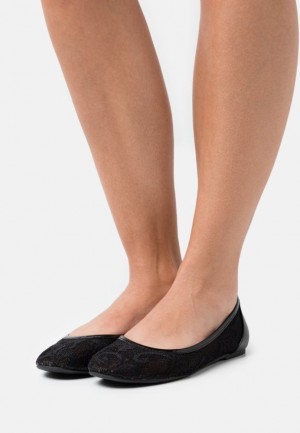 Balerini Dama Anna Field Ballet Pumps Negrii | 85329-VDCO