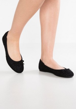 Balerini Dama Anna Field Ballet Pumps Negrii | 71385-KNGX