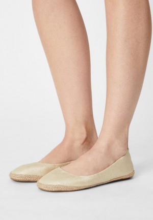 Balerini Dama Anna Field Espadrilles Aurii | 31652-QEXS