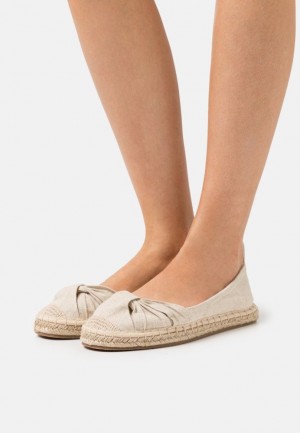 Balerini Dama Anna Field Espadrilles Bej | 61879-EZAI