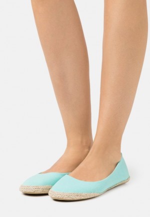 Balerini Dama Anna Field Espadrilles Verde Menta | 73419-HZCR
