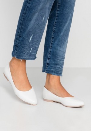 Balerini Dama Anna Field Piele Ballet Pumps Albi | 95234-UCEL