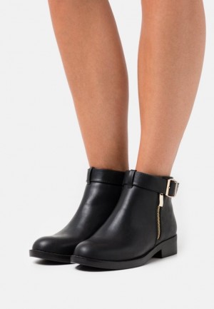 Botine Dama Anna Field Ankle Boots Negrii | 51697-RAGV