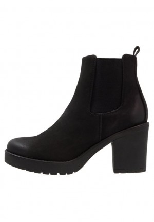 Botine Dama Anna Field Ankle Boots Negrii | 27584-ULZN