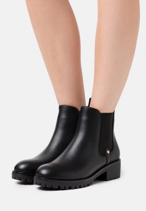 Botine Dama Anna Field Ankle Boots Negrii | 25830-WZQA