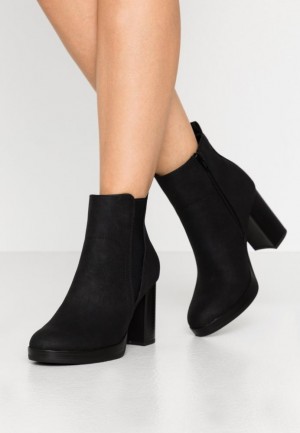 Botine Dama Anna Field Ankle Boots Negrii | 12079-AQBV
