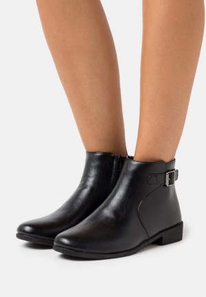 Botine Dama Anna Field Ankle Boots Negrii | 09571-NKAE