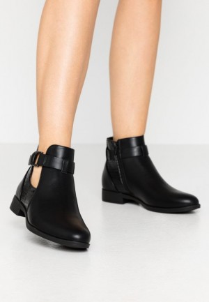 Botine Dama Anna Field Ankle Boots Negrii | 68503-BVUC