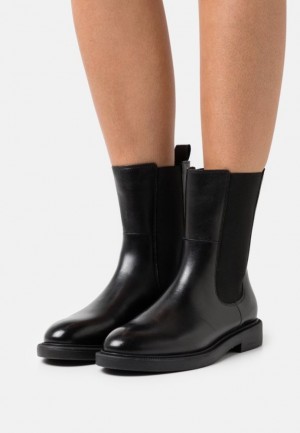 Botine Dama Anna Field Clasici Ankle Boots Negrii | 49073-ECBL