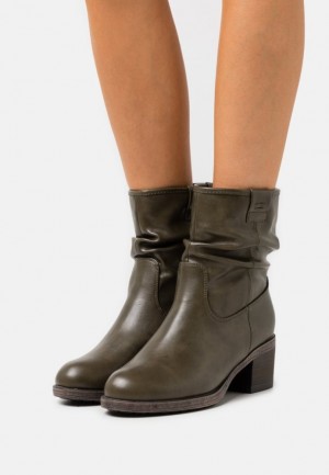 Botine Dama Anna Field Clasici Ankle Boots Masline Verzi | 38247-WOJX
