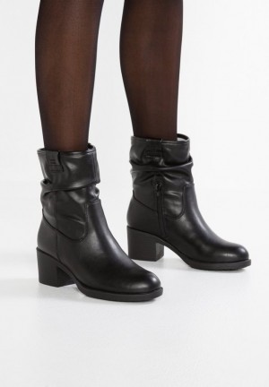 Botine Dama Anna Field Clasici Ankle Boots Negrii | 02157-XOEQ