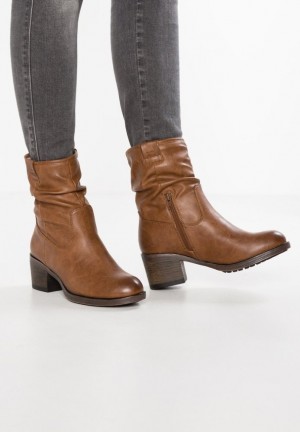 Botine Dama Anna Field Clasici Ankle Boots Maro | 74285-GQIR