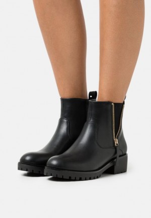 Botine Dama Anna Field Confort Clasici Ankle Boots Negrii | 76349-ARCE