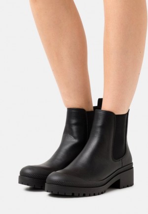 Botine Dama Anna Field Confort Platforma Ankle Boots Negrii | 21490-YERO