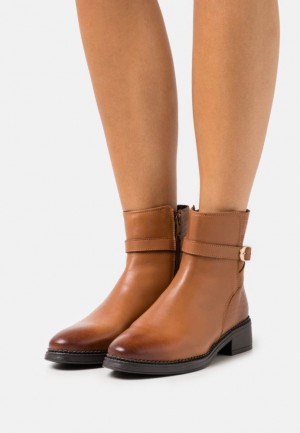 Botine Dama Anna Field Piele Clasici Ankle Boots Maro | 98016-ZBVH
