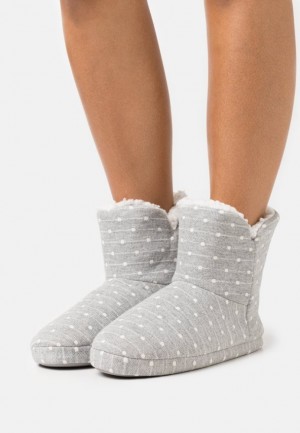 Botine Dama Anna Field Slippers Gri Deschis | 04615-IXQG