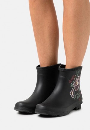 Botine Dama Anna Field Wellies Negrii | 46910-SXNG