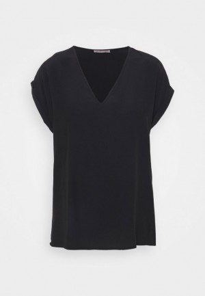 Camasa Dama Anna Field Basic T Shirt Negrii | 09547-QTKU