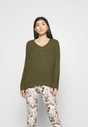 Camasa Dama Anna Field Blouse Masline Verzi | 08217-XNCY