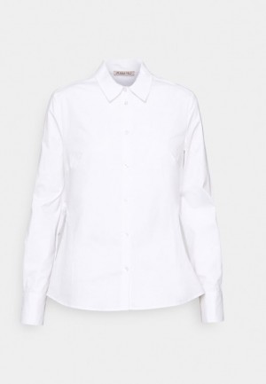 Camasa Dama Anna Field Button Down Blouse Albi | 06489-DBSO