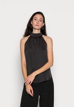 Camasa Dama Anna Field Top Negrii | 75491-BNCW
