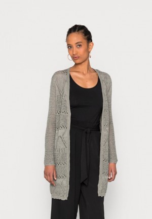 Cardigan Dama Anna Field Cardigan Kaki | 40832-AYBH