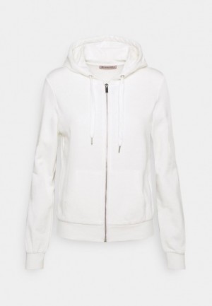 Cardigan Dama Anna Field Slim Fit Sweat Jacket Zip Up Sweatshirt Albi | 07948-HXQT