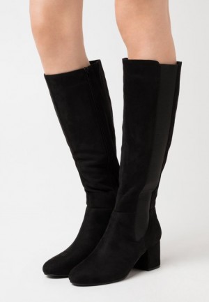 Cizme Dama Anna Field Boots Negrii | 52467-ITRN