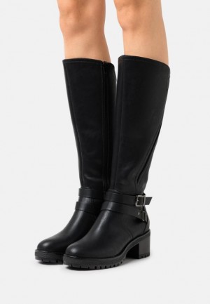 Cizme Dama Anna Field Boots Negrii | 52843-WOVK