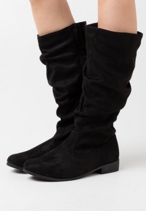 Cizme Dama Anna Field Boots Negrii | 67192-YVCH