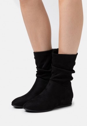 Cizme Dama Anna Field Boots Negrii | 84291-ZYVB