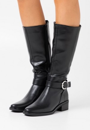 Cizme Dama Anna Field Boots Negrii | 92034-ZETK