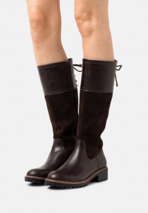 Cizme Dama Anna Field Confort Boots Maro Inchis | 65238-RBOV
