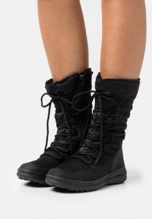 Cizme Dama Anna Field Iarnă Boots Snow Boots Negrii | 61370-RUPW