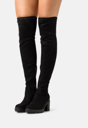 Cizme Dama Anna Field Over The Knee Boots Negrii | 57291-GEMU