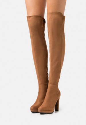 Cizme Dama Anna Field Over The Knee Boots Maro | 36470-CIWH