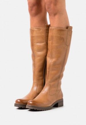 Cizme Dama Anna Field Piele Boots Maro | 08137-QHGW