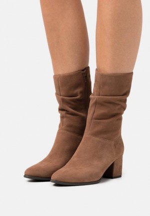 Cizme Dama Anna Field Piele Boots Maro | 63825-QRXH