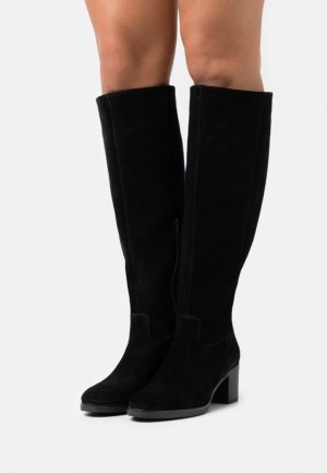 Cizme Dama Anna Field Piele Boots Negrii | 98513-LIGP
