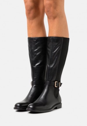 Cizme Dama Anna Field Piele Boots Negrii | 34185-GJWS