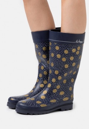 Cizme Dama Anna Field Wellies Albastri Inchis | 03842-KTZU