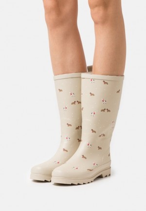 Cizme Dama Anna Field Wellies Bej | 16902-THDI